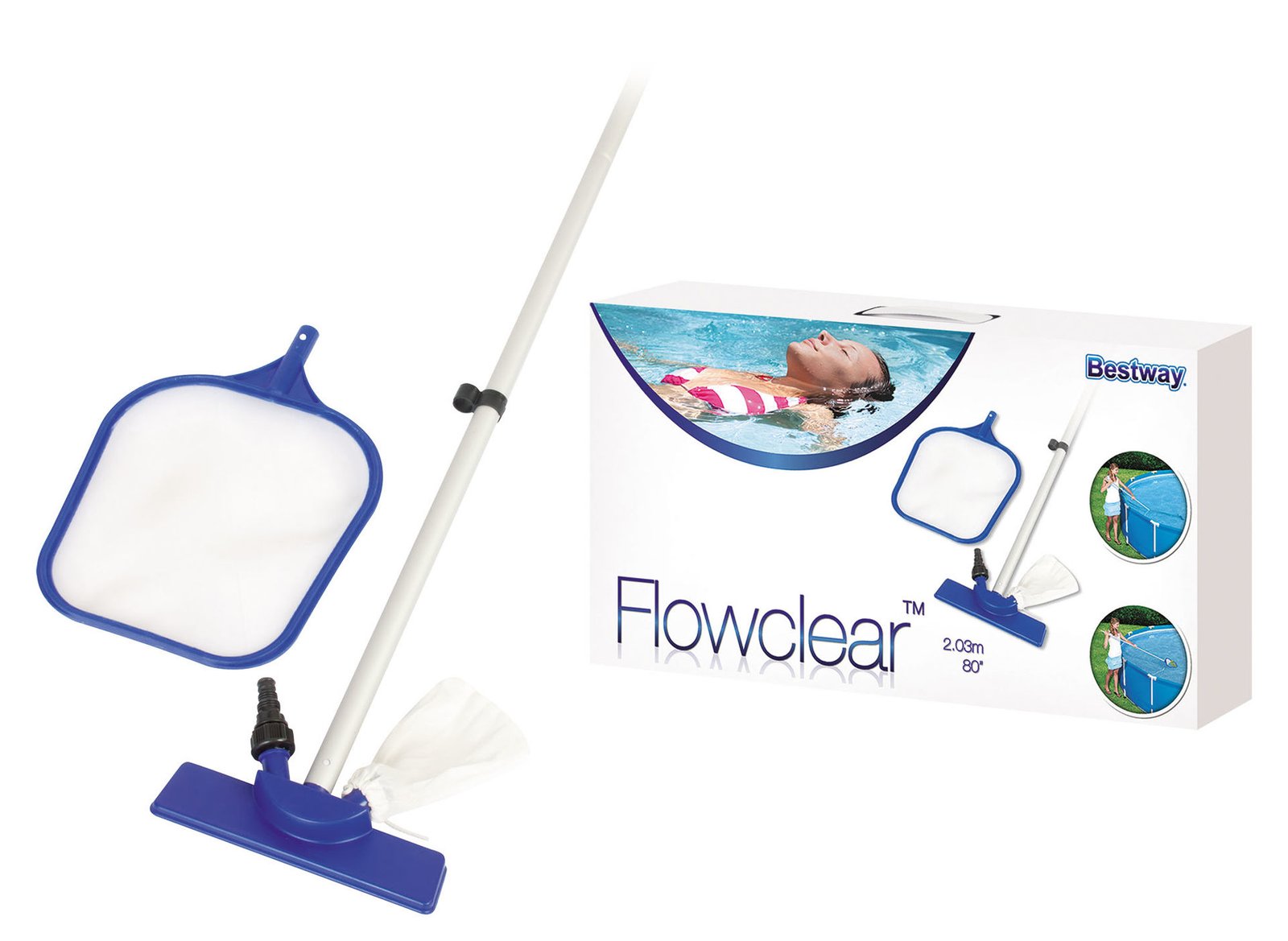 Kit Bestway de mantenimiento piscina, 203 cm