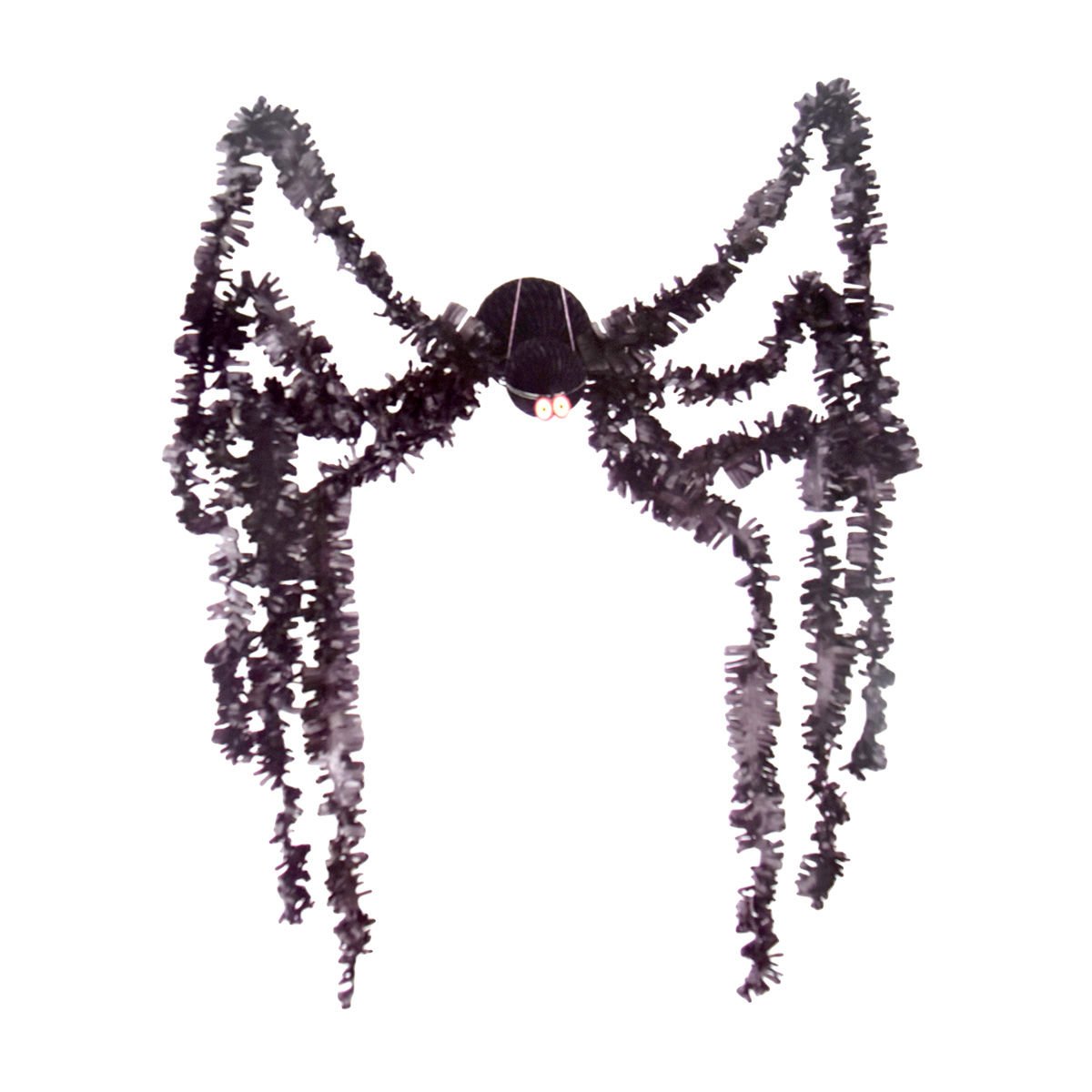 Adorno halloween araña, 11 × 21 cm, 8 piezas