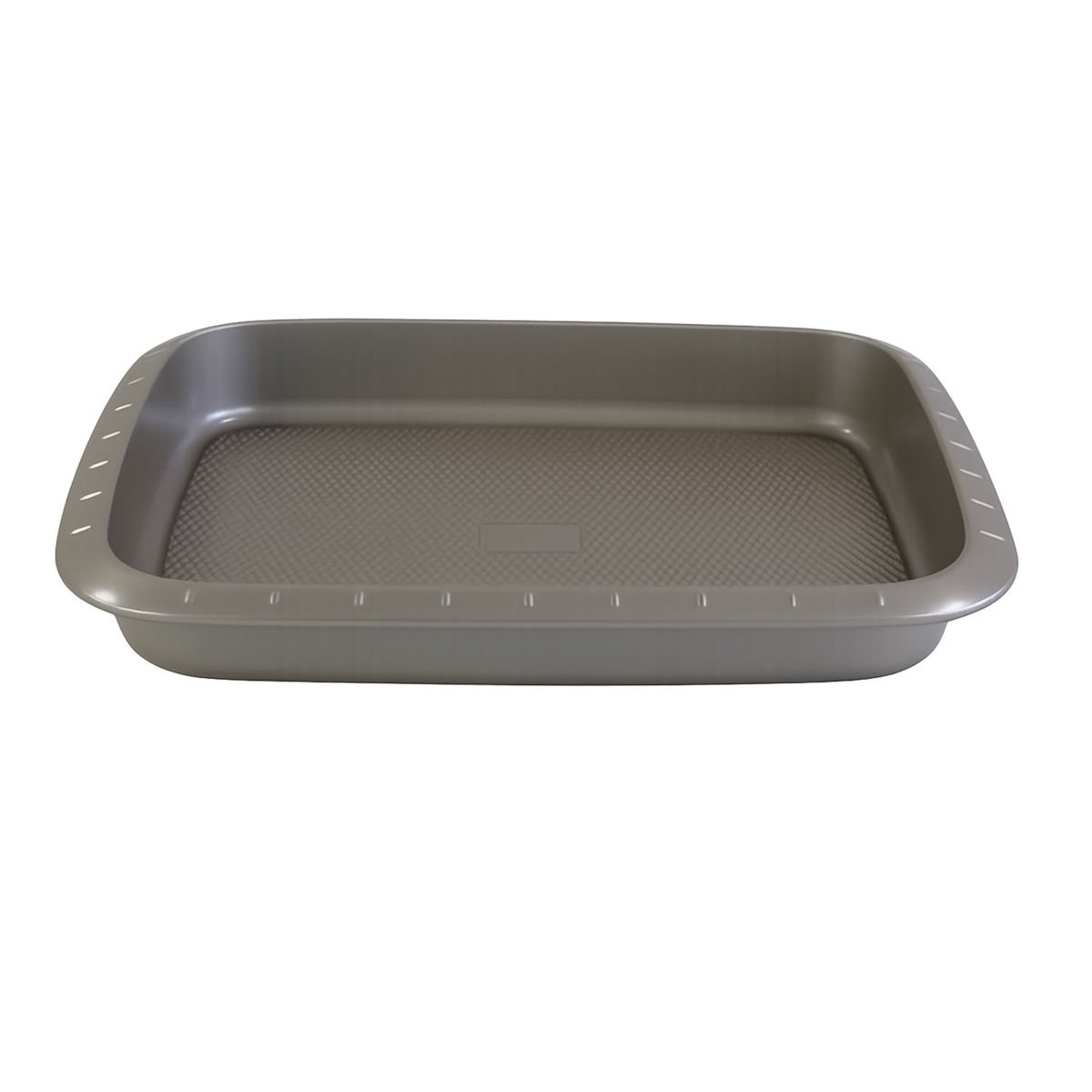 Asadera rectangular de metal golden, 38 × 28,5 cm