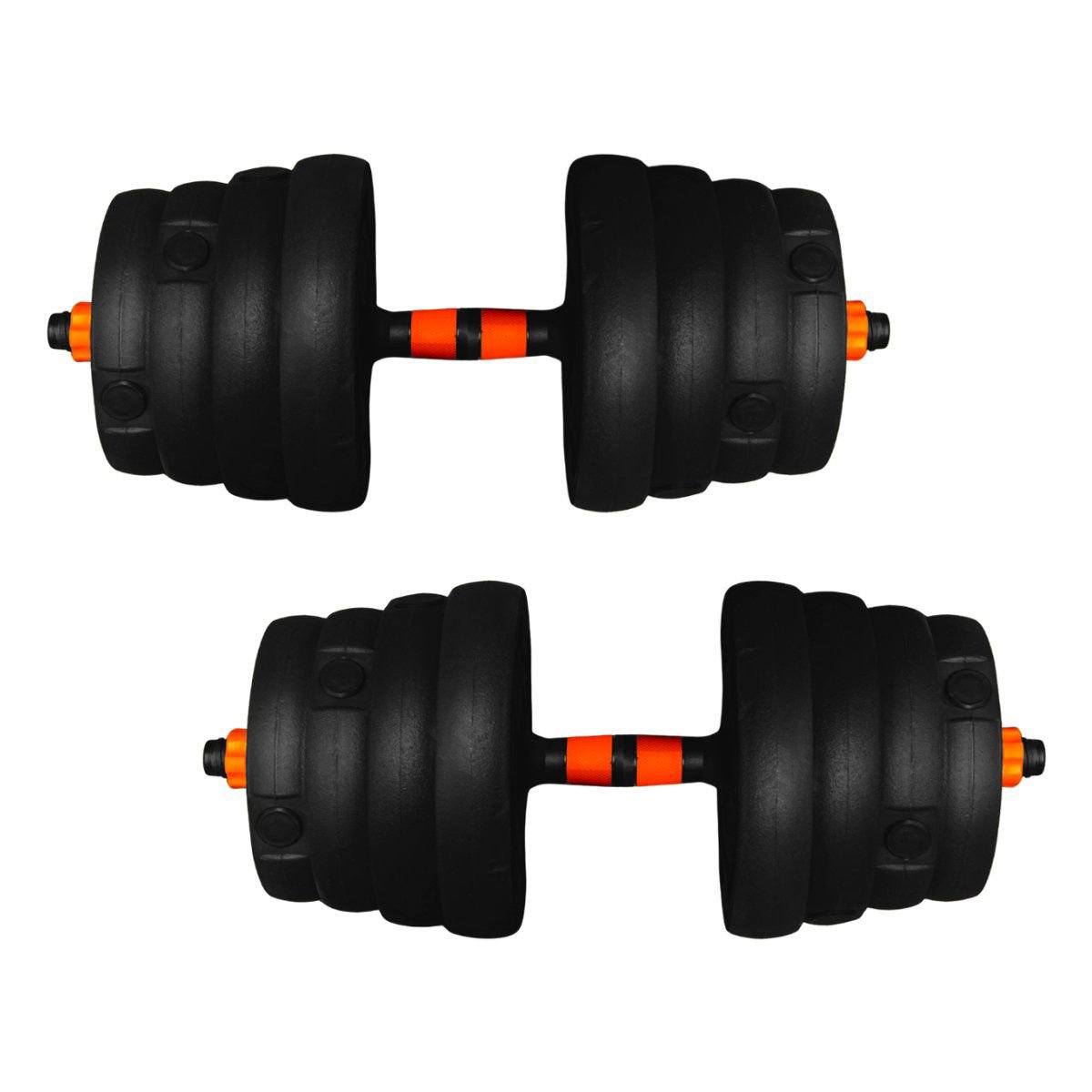 Pesa mancuerna kit de discos peso total, 30 kg, pack de 2